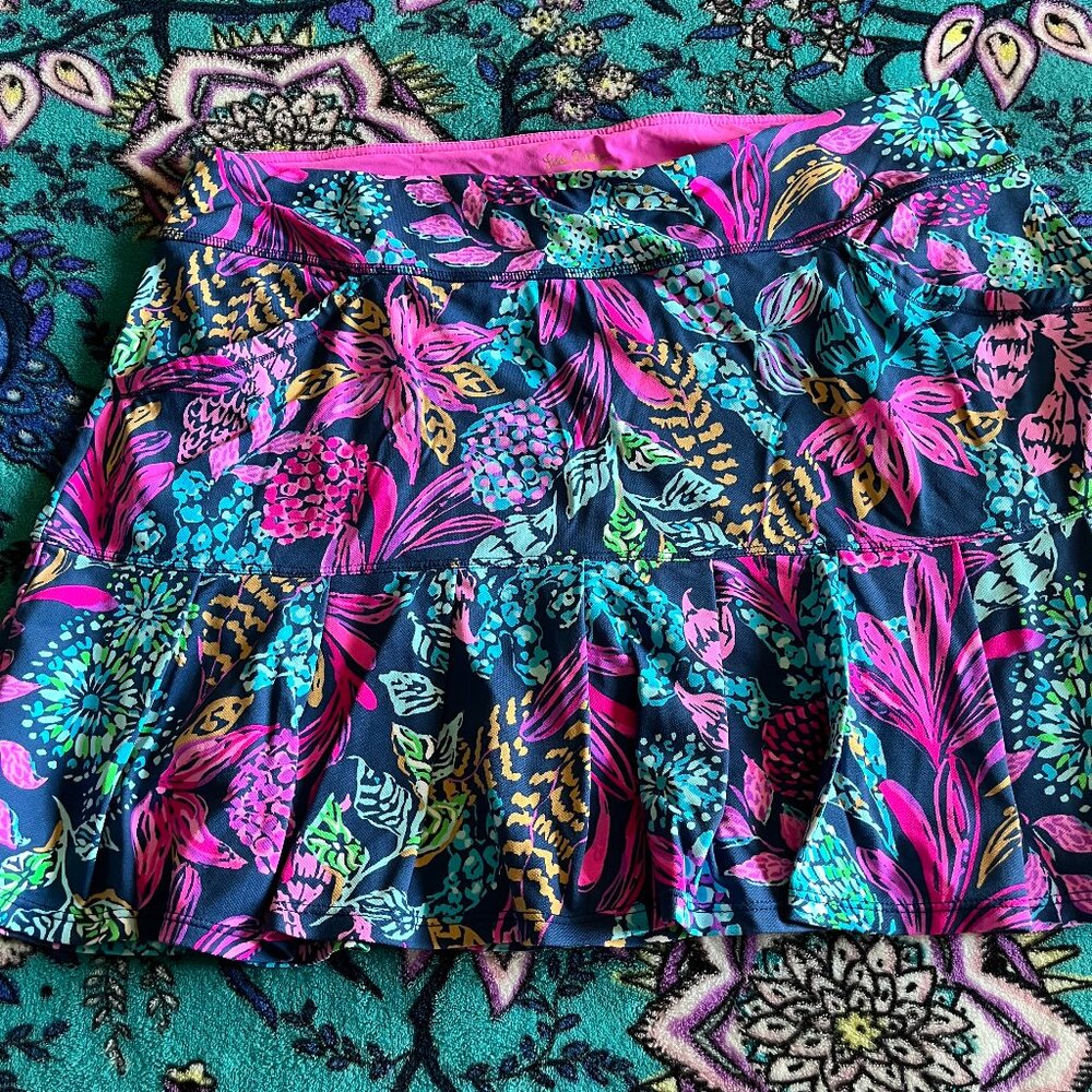 UPF 50 Luxletic Bessie Golf Skort Size XL Aegen Navy